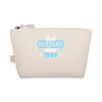 Best husband since 1989 35th wedding anniversary - Organic Pouch - nature - Front