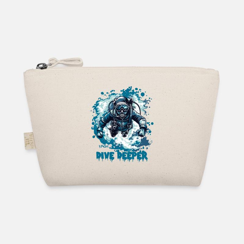 Dive Deeper: Scuba Diver - Organic Pouch - nature