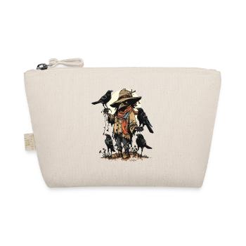 Ravens carried by a scarecrow - Organic Pouch - nature - Front