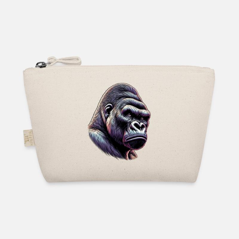 Gorilla - Bio-Täschchen - Natur