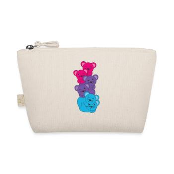 drapeau androgyne fierté LGBTQ souris mignonne - Trousse biologique - nature - Devant