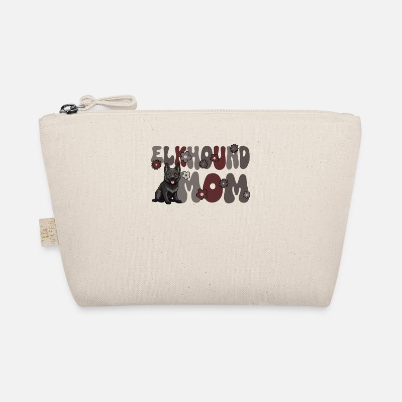 Norwegian Elkhound Groovy Elkhound Mom Organic Pouch