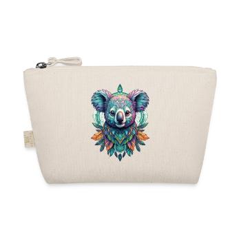 Koala Spirituelles Mandala Traumfänger Design - Bio-Täschchen - Natur - Vorne