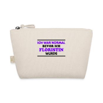 Floristin Spruch Floristik Witz Floristin Geschenk - Bio-Täschchen - Natur - Vorne