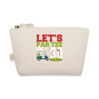 Gift for golfers - Organic Pouch - nature - Front
