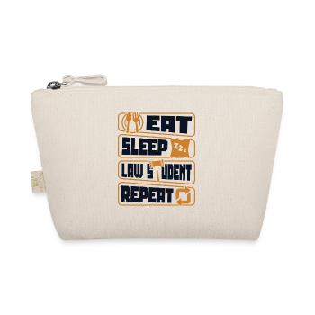Eat Sleep Law Student Repeat Law School Students - Organic Pouch - nature - Front