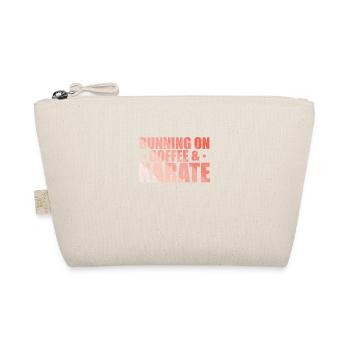 Running on Coffee & Karate - Organic Pouch - nature - Front