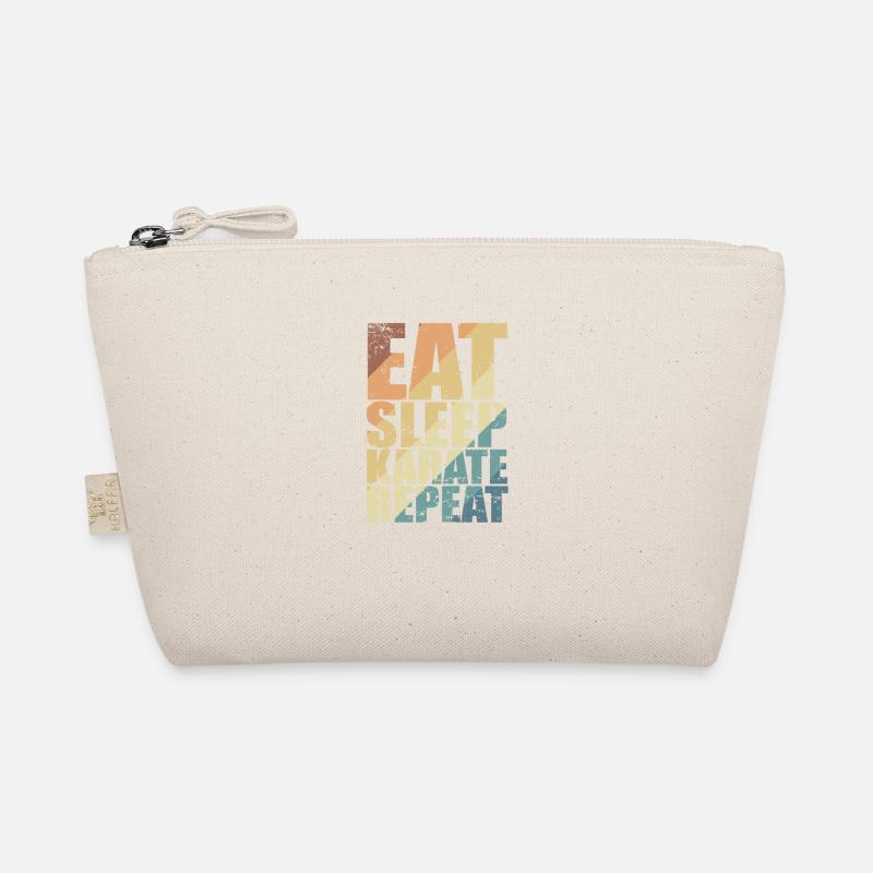 Eat Sleep Karate Repeat Organic Pouch