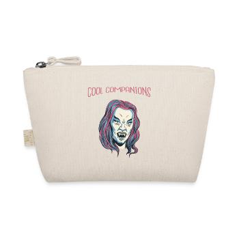 Cool Vampire Retro Halloween Beautiful Hot Fashion - Organic Pouch - nature - Front