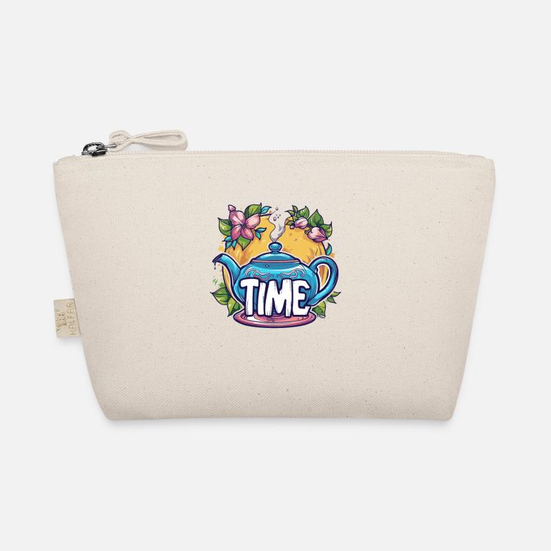 This teapot says it's tea time Organic Pouch