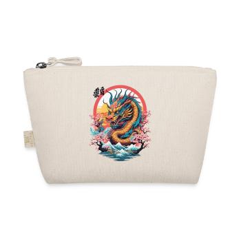 Design de dragon japonais streetwear esthétique - Trousse biologique - nature - Devant