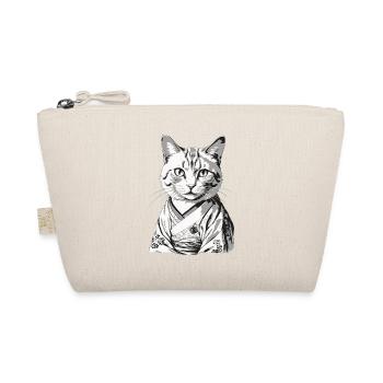 Japanese Kimono Cat Domestic Cat Owner - Organic Pouch - nature - Front