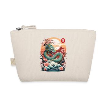 Japanischer Drache Tattoo Aesthetic Streetwear - Bio-Täschchen - Natur - Vorne