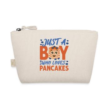Pancake Lover Kids Boy Just A Boy - Bio-Täschchen - Natur - Vorne