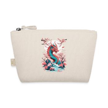Design streetwear esthétique du dragon japonais - Trousse biologique - nature - Devant