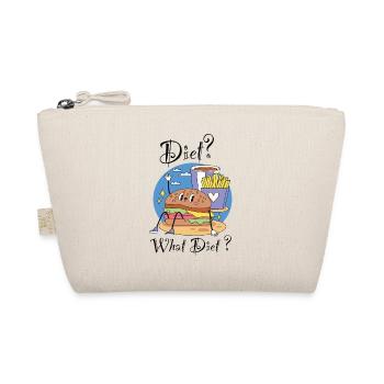 Diet What Diet Burger Pizza Fries Food Hamburger - Organic Pouch - nature - Front