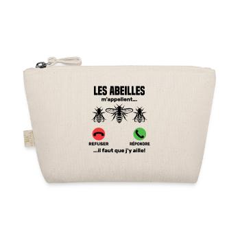 Bees call me... - Organic Pouch - nature - Front