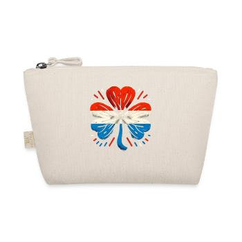 Shamrock Netherlands Flag Saint Patrick St - Organic Pouch - nature - Front