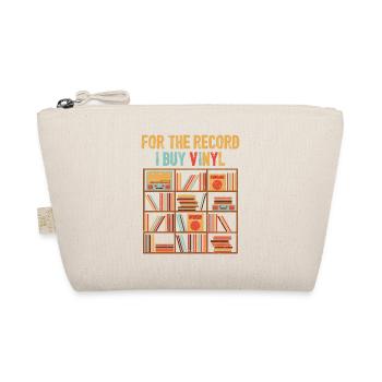 For The Record I Buy Vinyl Turntables Vintage Fan - Bio-Täschchen - Natur - Vorne