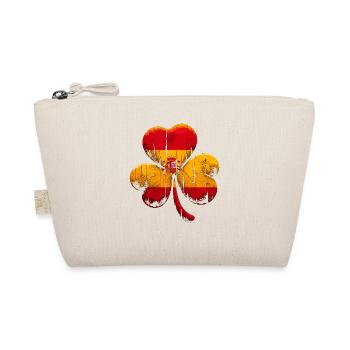 Shamrock Spain Flag Saint Patrick St Patricks Day - Organic Pouch - nature - Front