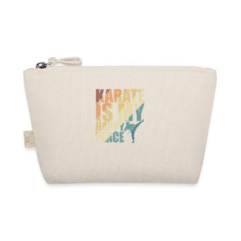 Karate is my Happy Place - Organic Pouch - nature - Front