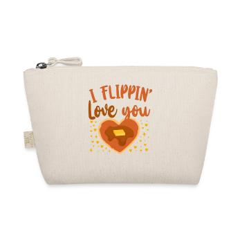 Pancake Lover Kids Valentines Day - Bio-Täschchen - Natur - Vorne