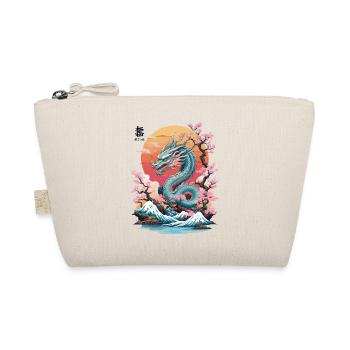 Japanischer Drache Tattoo Aesthetic Streetwear - Bio-Täschchen - Natur - Vorne