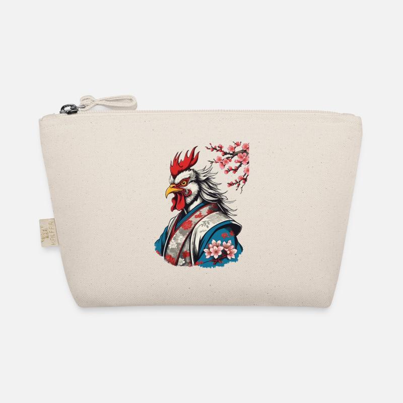 Samouraï dans un design rétro de style ukiyo-e Trousse biologique