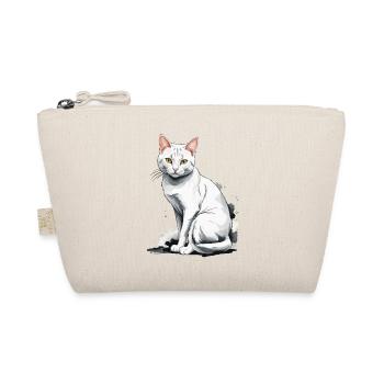 Hauskatzen Besitzer Niedliche Katze Katzen Dame - Bio-Täschchen - Natur - Vorne