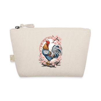Asian With Cherry Blossoms Aesthetic - Organic Pouch - nature - Front