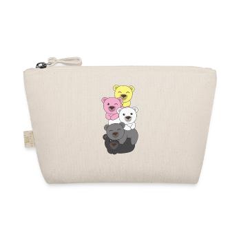 queerplatonic drapeau fierté LGBTQ ours mignon - Trousse biologique - nature - Devant