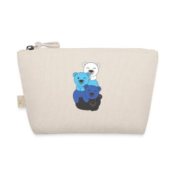 Transmasc Flag Pride LGBTQ Ours mignon - Trousse biologique - nature - Devant