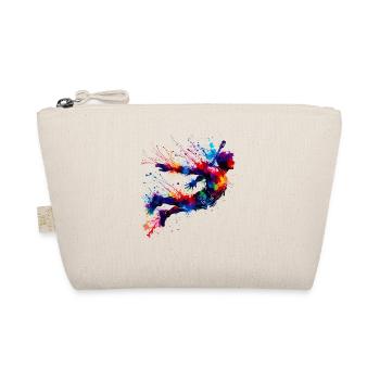 Splash Art Bungee Jumping Bungy Bungee Jumper - Organic Pouch - nature - Front