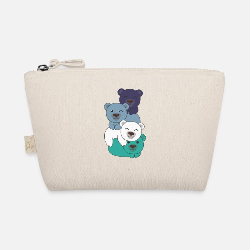 orienté aroace drapeau fierté LGBTQ ours mignon Trousse biologique