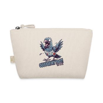 Ouch, my foot, zombie dove - Organic Pouch - nature - Front