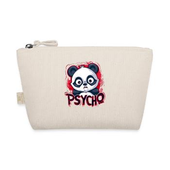 Mignon Dessin Animé Psycho Panda - Trousse biologique - nature - Devant