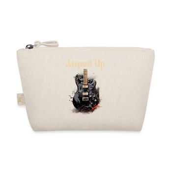 Amped Up Funny Quote Guitar Teacher - Organic Pouch - nature - Front