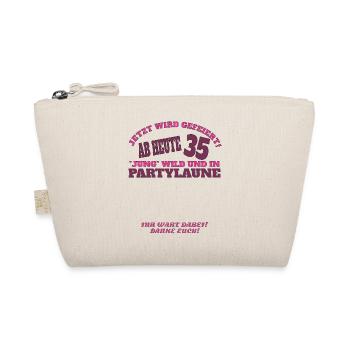 35e anniversaire homme et femme livre d’or - Trousse biologique - nature - Devant