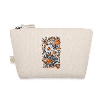Chamomile Vintage Floral Design Aesthetic Decoration - Organic Pouch - nature - Front