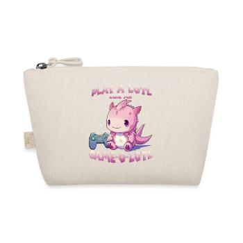 Axolotl Gamer T Kawaii Zeugs Axolotl Otaku Axolotl - Bio-Täschchen - Natur - Vorne