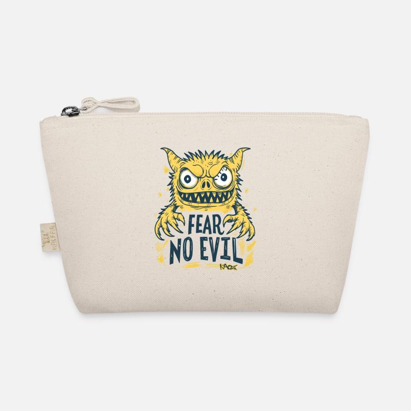 Don't Be Afraid Of Evil, Funny Monster Organic Pouch