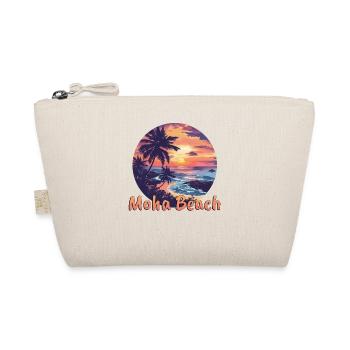 Moha Beach Caribbean Netherlands Sunset Vacation - Organic Pouch - nature - Front