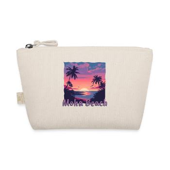 Moha Beach Caribbean Netherlands Holidays - Organic Pouch - nature - Front