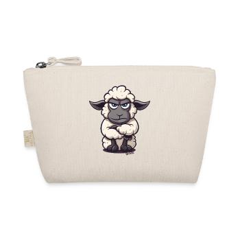Bad mood and being offended by the sheep - Organic Pouch - nature - Front