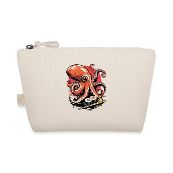 Japanisches Essen: Der Kraken - Oktopus Sushi - Bio-Täschchen - Natur - Vorne