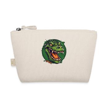 Cartoon Alligator: Green Funny Gator - Organic Pouch - nature - Front