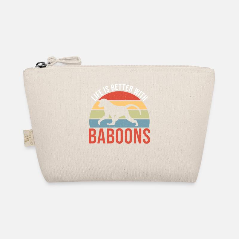 Gift for baboon lover Organic Pouch