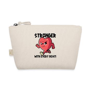 Stronger With Every Beat Pacemakers Open Heart - Organic Pouch - nature - Front