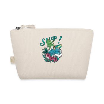 SUP paddleboarding Stand Up Paddle Frog surfing - Organic Pouch - nature - Front