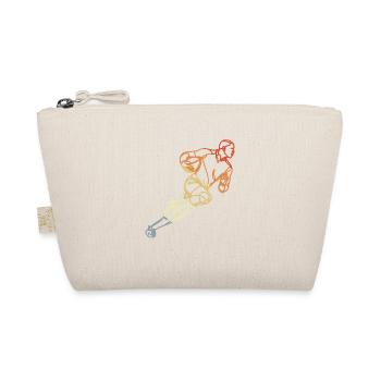 Vintage Rugby Sketch - Organic Pouch - nature - Front